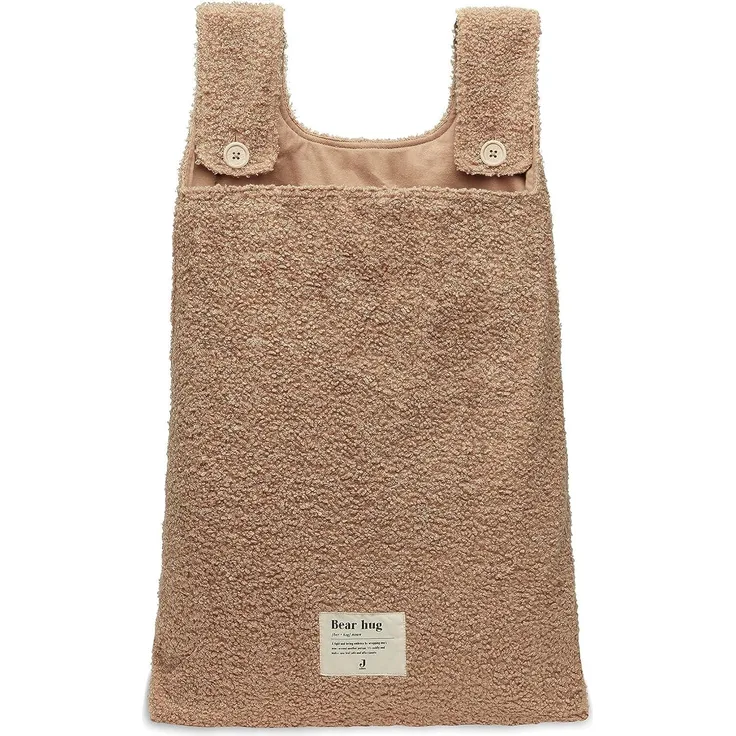 Jollein Boucle Aufbewahrungstasche Biscuit Braun sand