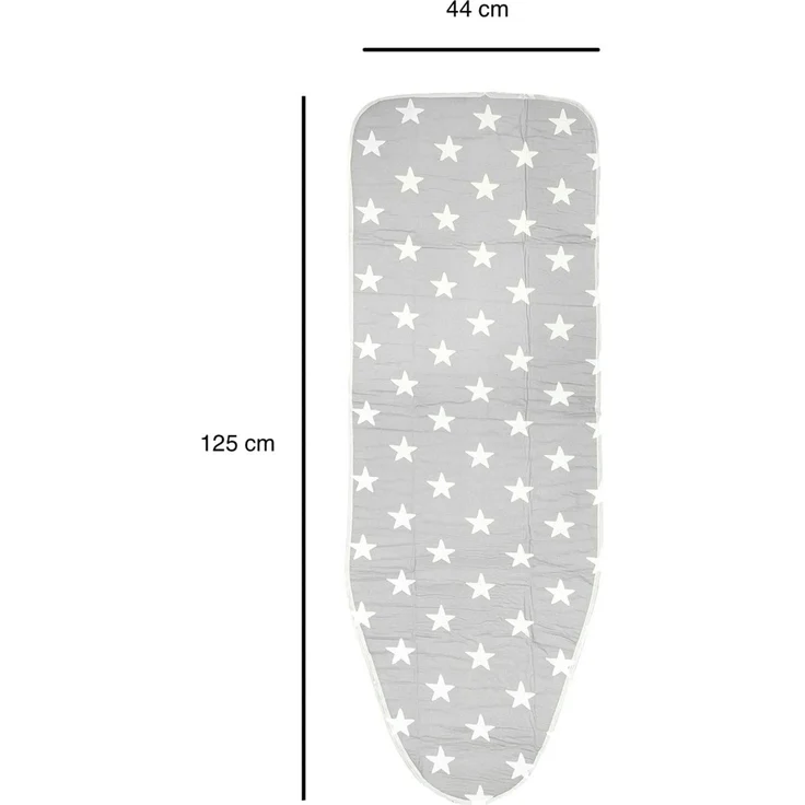 Bügelbrettbezug aus 100% Baumwolle - 125 x 44 cm mit Kordelzug, Sternenmotiv – Bild 5