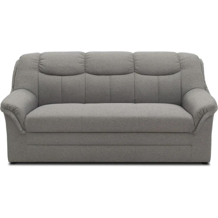 DOMO. collection Sofa Berlin FK, 3 Sitzer Couch mit Federkernpolsterung, 3er Polstermöbel 178 x 90 x 89 cm (BxTxH), hellgrau – Bild 1