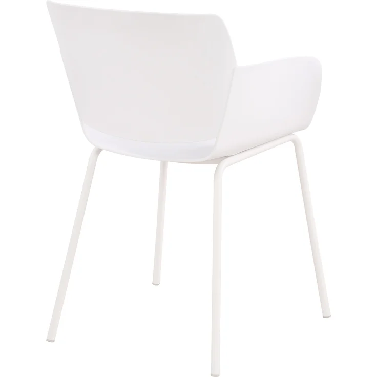 CLP Stuhl Alpena wetterfest mit Rückenlehne,weiß – Bild 6