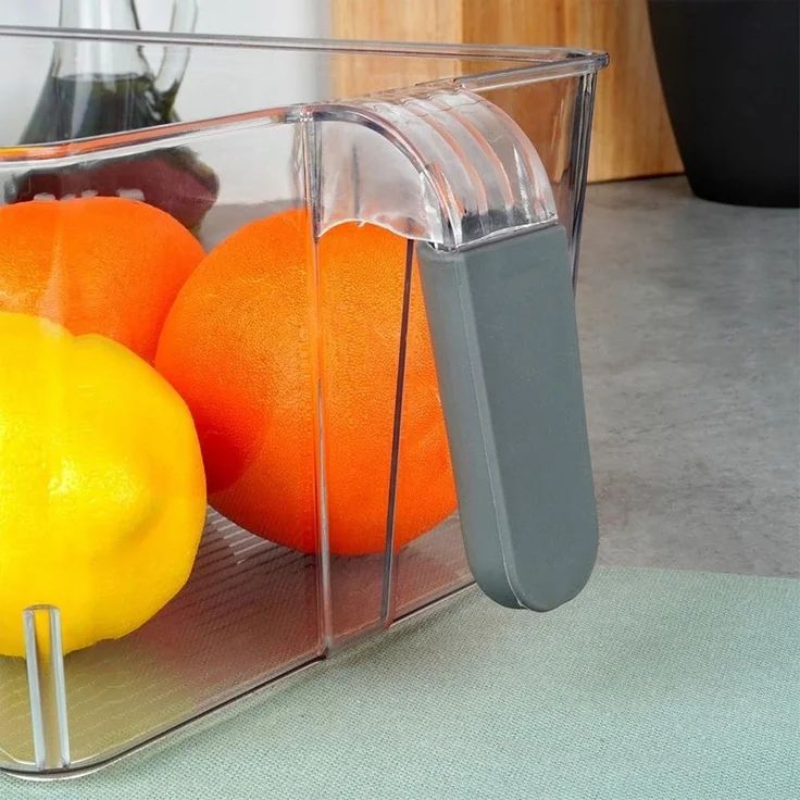 Koopmann Aufbewahrungskorb mit Griff EH BoxenVorratsbehälter in Transparent – Bild 4