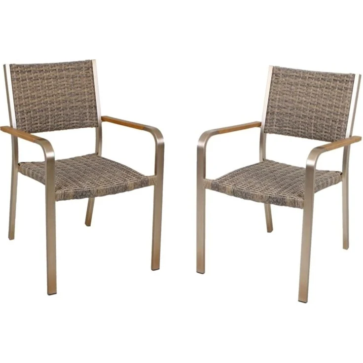 9tlg Garden Pleasure Holz Sitzgruppe Tisch Esstisch Stuhl Stühle Sessel Terrasse – Bild 4