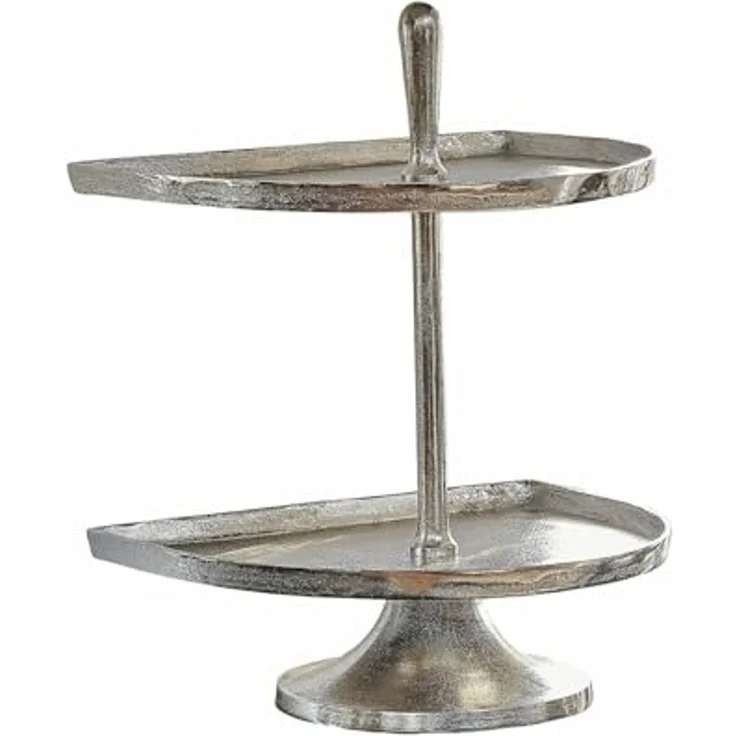 Mirabeau Etagere Etagere Quiralen antiksilber, Aluminiumguss – Bild 2