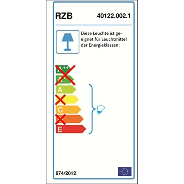 RZB Zimmermann Röhrenleuchte m.Flächensch opal ws 2x40W L315mm 40122. – Bild 2