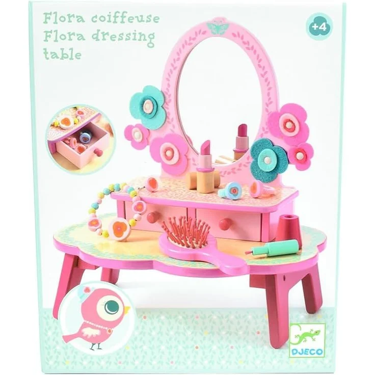 ROLLENSPIEL FLORA SCHMINKTISCH FLORA DRESSING TABLE VON DJECO – Bild 10