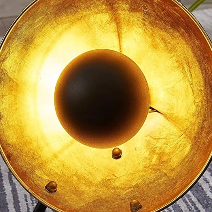 Lindby Tischleuchte Muriel, Metall, Schwarz IP20, 1x60 W – Bild 5