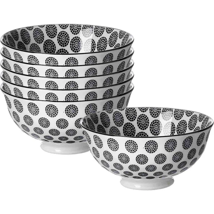 Ritzenhoff & Breker Takeo Circles Servierschale ø 12 cm 6er Set – Bild 1