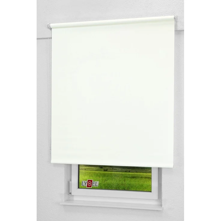 Lysel - Qualitätsrollo Tageslicht weiß, (B x H) 73x275 cm in weiß – Bild 1