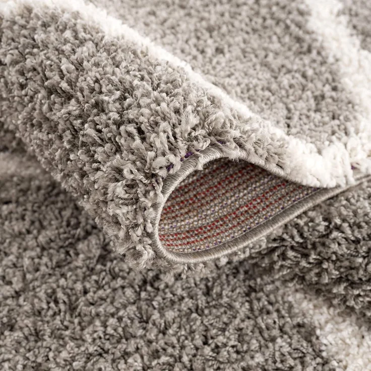 Sanat Hochflor-Teppich Madrid, rund, Höhe: 30 mm, Wohnzimmer, Langflor, Shaggy Teppich – Bild 5