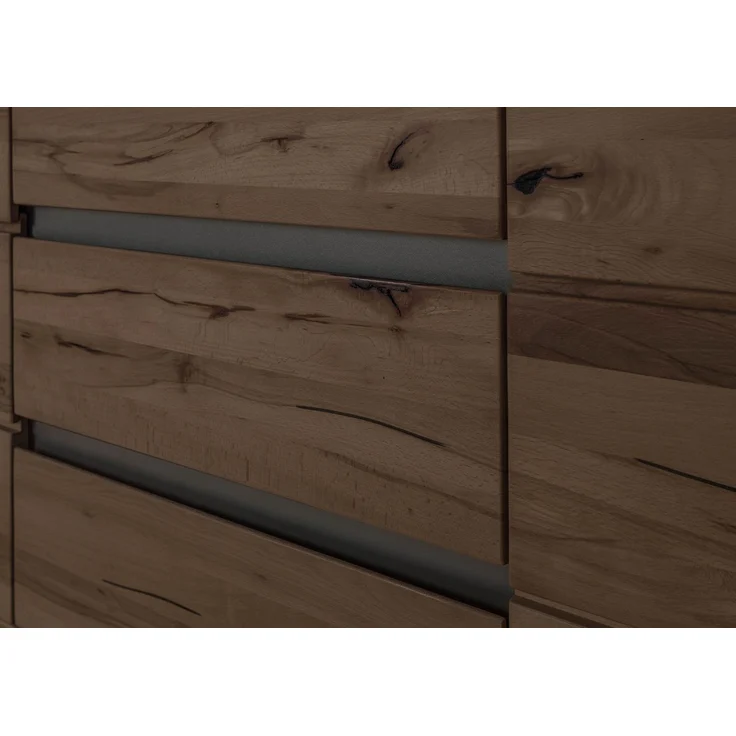 Sideboard Kernbuche 190x45x85 tabacco braun geölt VILLANDERS #251 – Bild 6