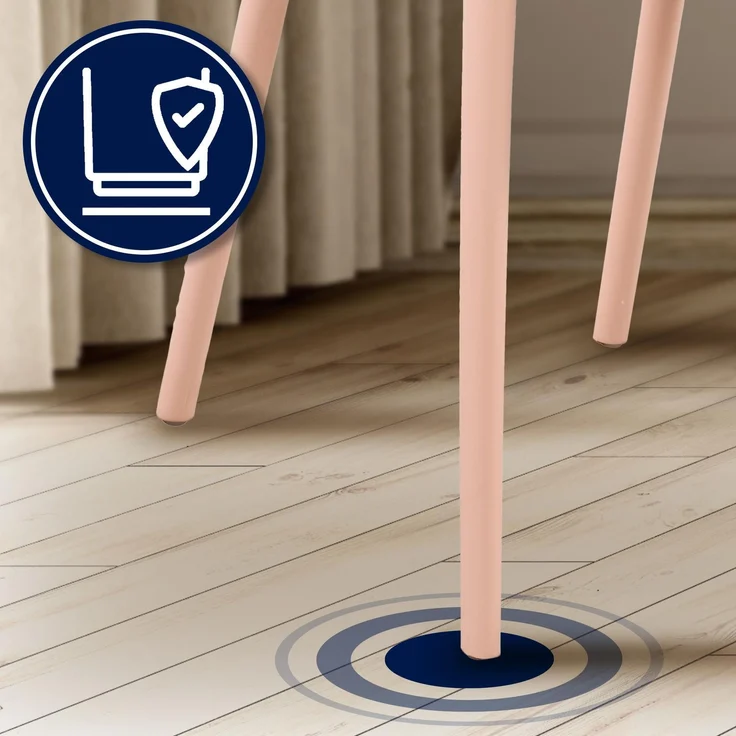 CLP 2er Set 'Hope' Gartenstuhl mit Armlehnen, stapelbar & wetterfest, recyceltem Polypropylen, Rosa – Bild 5