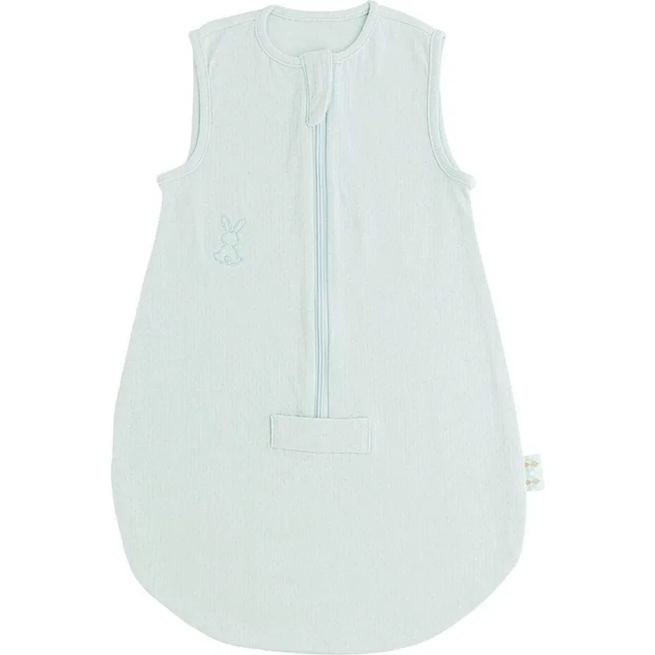 Nattou Sommerschlafsack Hase Lapidou, TOG 0.6, 100% Baumwolle, 65 cm, Mintgrün
