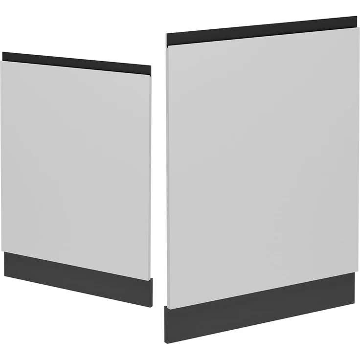 Geschirrspülblende R-Line Weiß 60 cm J-Shape ohne Arbeitsplatte Vicco – Bild 5