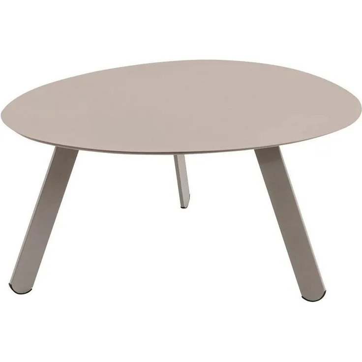 Lesli Living Beistelltisch Beistelltisch Balkontisch Tiki 74x60x35,5cm grau Metall