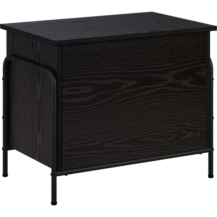 vidaXL Aufbewahrungsbox Schwarz Eichen-Optik 80 x 40 x 49,5 cm 8013668 – Bild 2