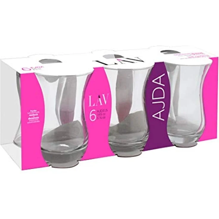 Lav Ajda Teegläser-Set 6-teilig - 165 ml - transparent & hitzebeständig – Bild 4