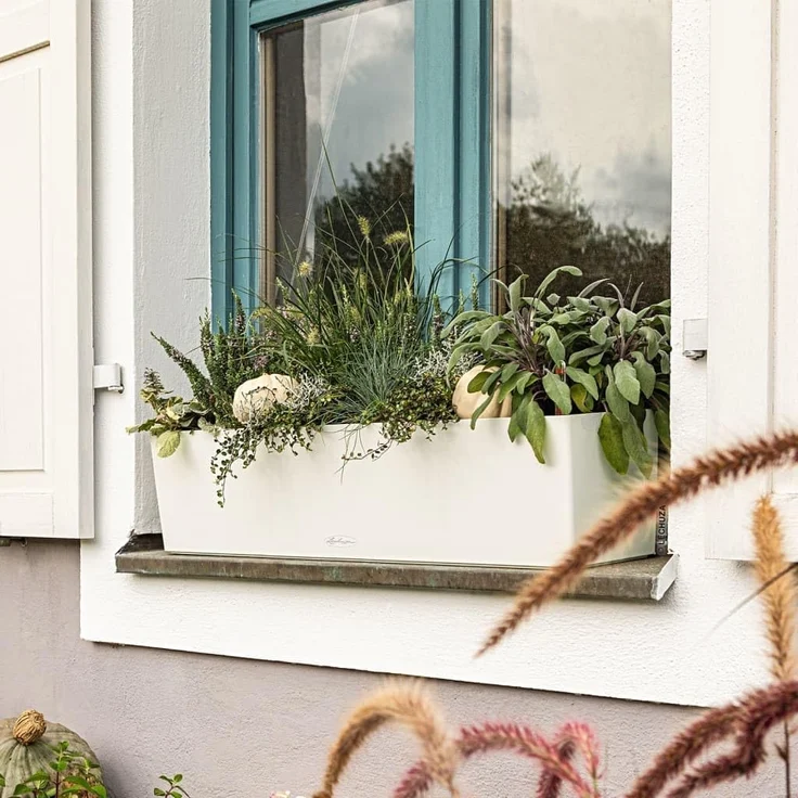 Lechuza Pflanzkasten Balconera Color 80 cm Kunststoff weiß – Bild 7