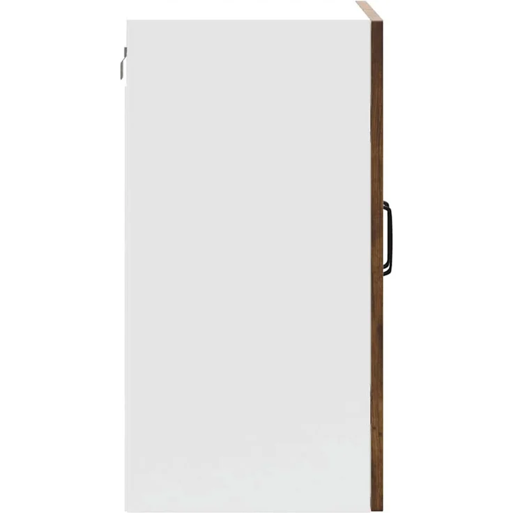 vidaXL Küchen-Hängeschrank mit Glastür Kalmar Räuchereiche Holzwerkstoff 853672 – Bild 8