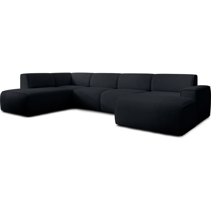 AX LIVING XXL Sofa U Form Didim Schwarz 378cm breit modern & großzügig L – Bild 3