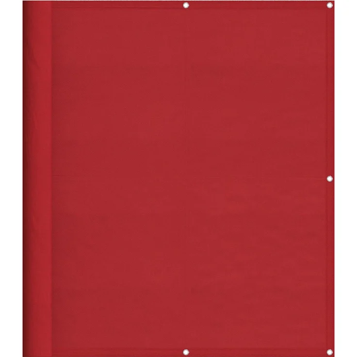vidaXL Balkon-Sichtschutz Rot 120x700 cm 100% Polyester-Oxford 42002135 – Bild 2