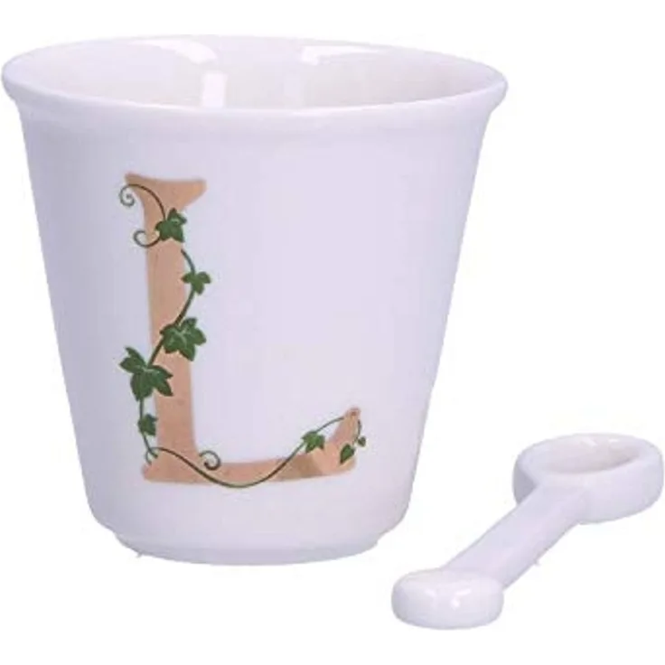 La Porcellana Bianca La Porcellana Bianca Tasse mit Löffel 75 ml Muster L P00450015L