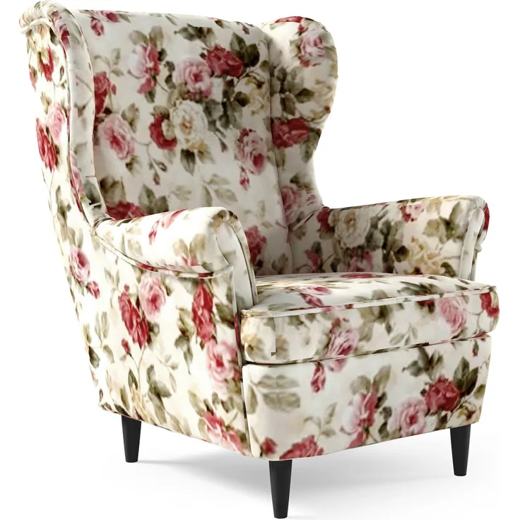 Ohrensessel CORAL, Relaxsessel mit hoher Rückenlehne, Polstersessel, Armlehnensessel, Sitzmöbel im skandinavischen Stil, (WM 82), 103 x 90 x 85 cm