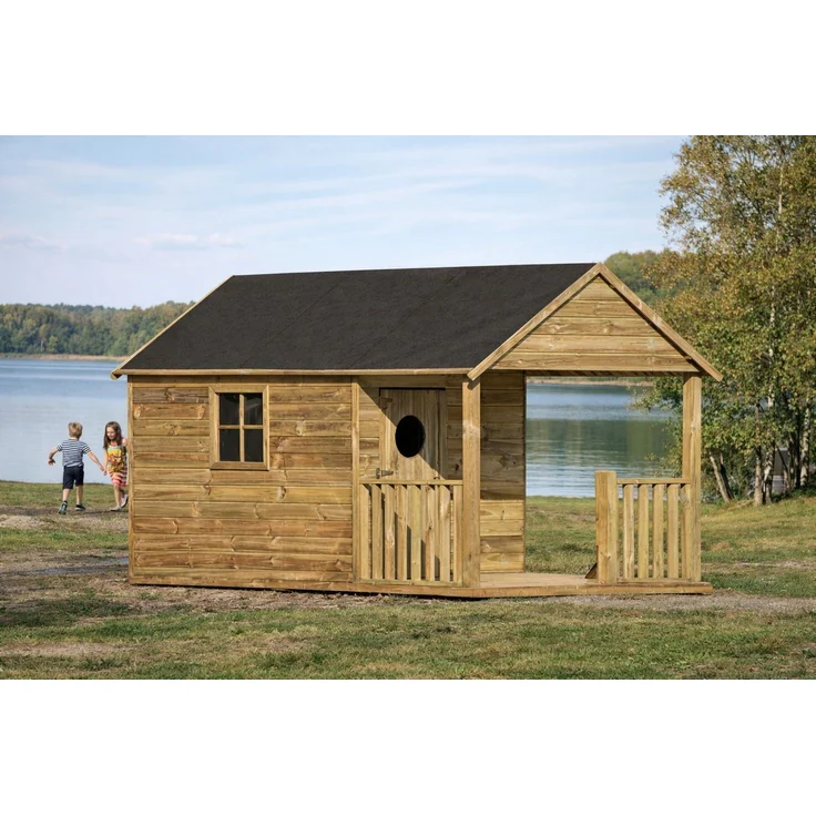 Kinderspielhaus Spielhaus Holz-Gartenhaus für Kinder #3996 – Bild 2