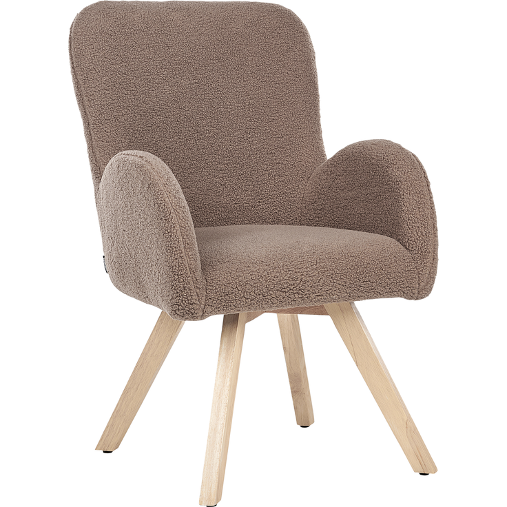 Sessel BJARN Bouclé Braun – Bild 4