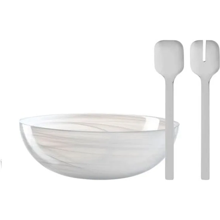 Leonardo Gk/Schale 28 Weiß +Salatbest. Limited Edition