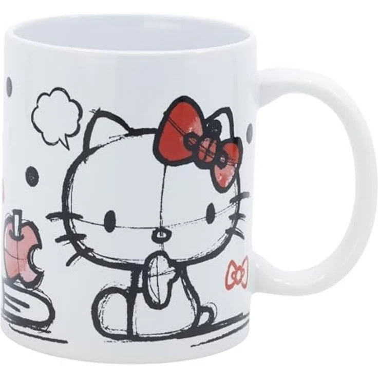 Hello Kitty Geschenkset Trinkflasche und Kaffeebecher 2-teilig – Bild 3