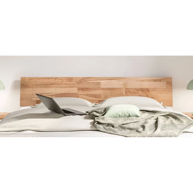 Hasena Massivholzbett Forti Kernbuche natur, geölt 160x210 cm, Fußhöhe 20 cm – Trento – Bild 3