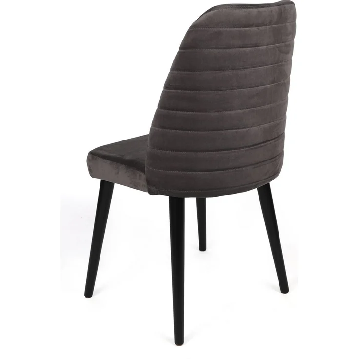 Skye Decor 'Tutku-301 V2' Stuhlset (2-teilig), Anthrazit / Schwarz, 50 x 90 x 49 cm – Bild 3