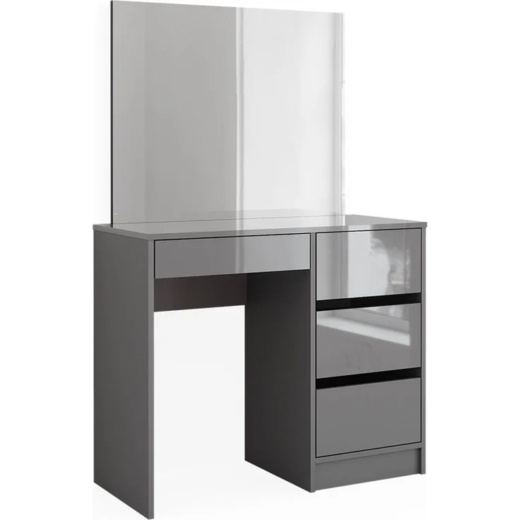 Schminktisch Sherry Grau 90 cm mit Spiegel Vicco – Bild 1