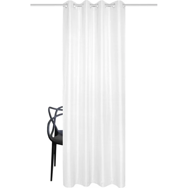 Home Basics Vorhang ATLANTIK (1 St), Ösen, blickdicht, Ösenschal Uni ATLANTIK – Bild 2