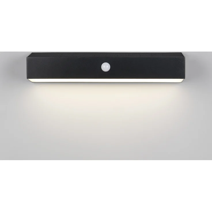 Solar Wandleuchte SILVES auch per USB aufladbar mit Bewegungsmelder, Breite 30cm – Bild 3