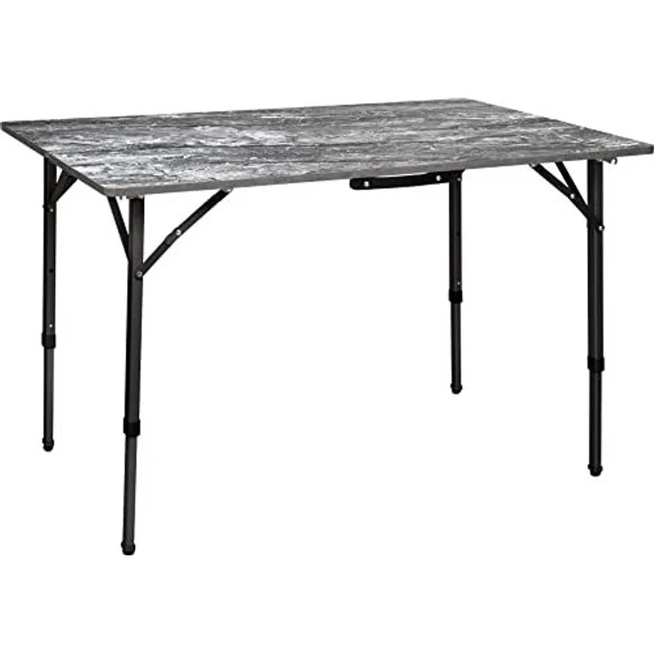 Brunner ELÚ Duplit Campingtisch, 110x75xH70cm, Aluminium, grau