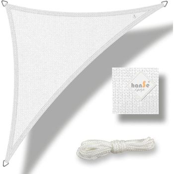 hanSe® Marken Sonnensegel Dreieck 3x3x3 m weiss Tests, Infos