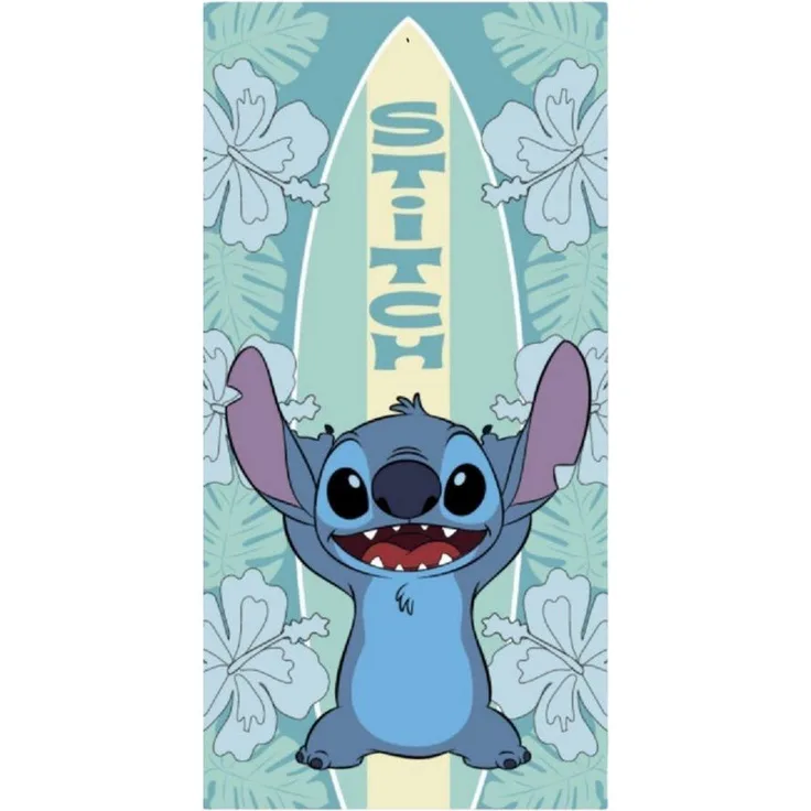 Lilo & Stitch Kinderhandtuch Baumwoll-Strandtuch Farbenfrohes Poolhandtuch, 70cm x 140cm