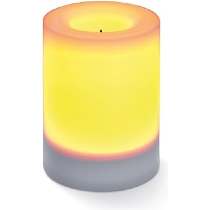 Solar Kerze mit Flammeneffekt Mila 75 x 100 mm – Bild 1