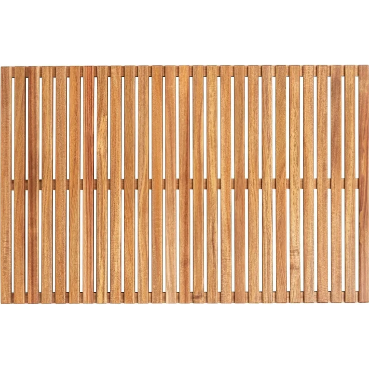 WENKO ACACIA Badematte 55 x 85 cm, Braun, aus Akazienholz – Bild 3