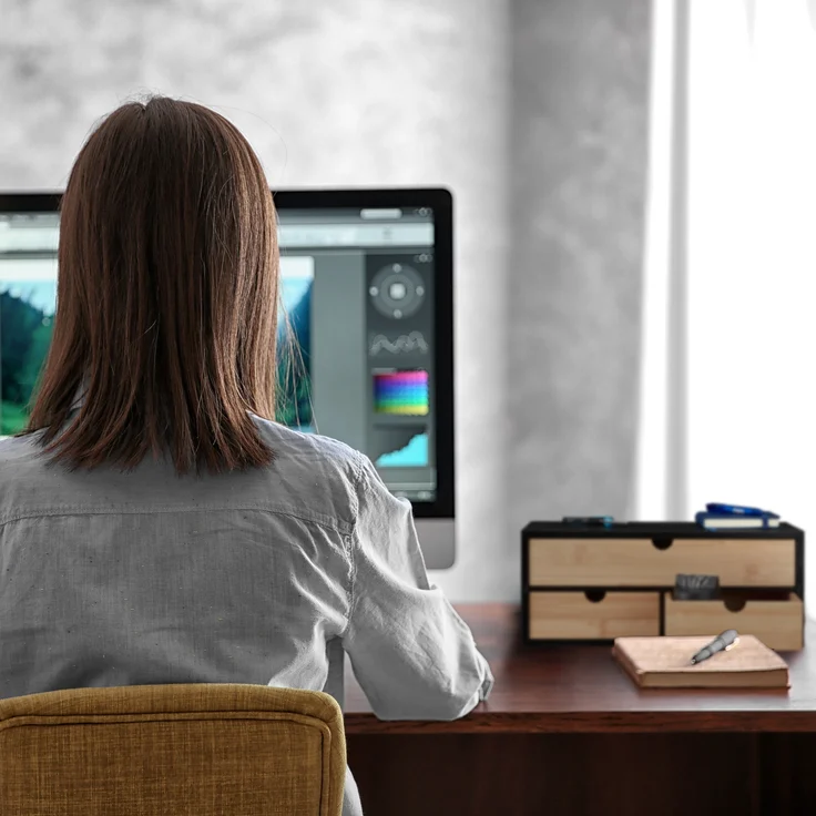 Schreibtisch Organizer mit 3 Schubladen – Bild 3