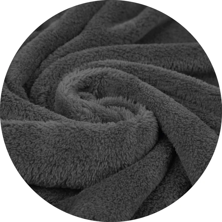 Kuscheldecke mit Ärmeln Anthrazit – Bild 7