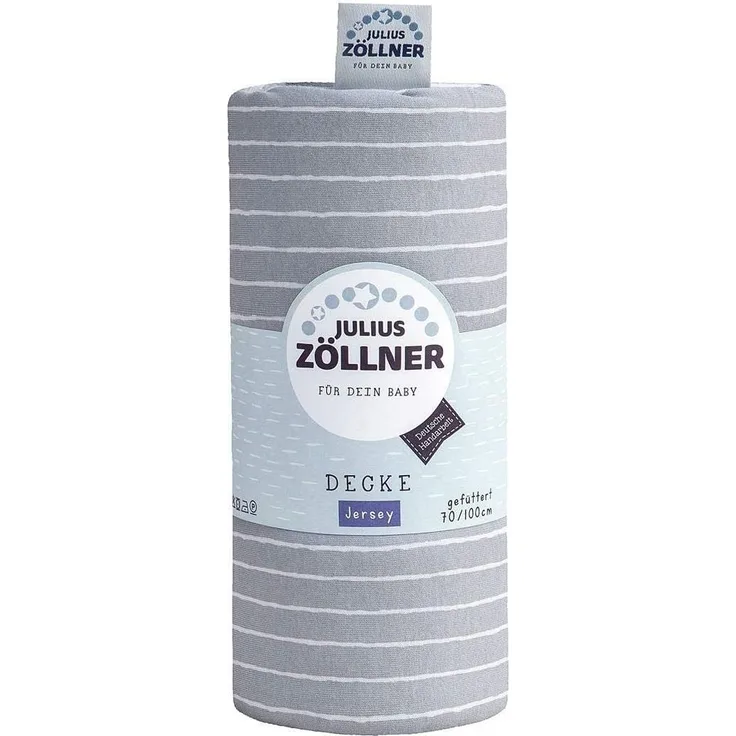 Zöllner Jerseydecke gefüttert 70x100 cm Grey Stripes