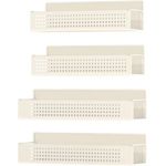 SONGMICS Gewürzregal magnetisch, 4er Set, 2 große und 2 kleine Regale, Gewürz-Organizer ohne Bohren, Magnetregal, für Küche, Kühlschrank, Mikrowelle, Waschmaschine