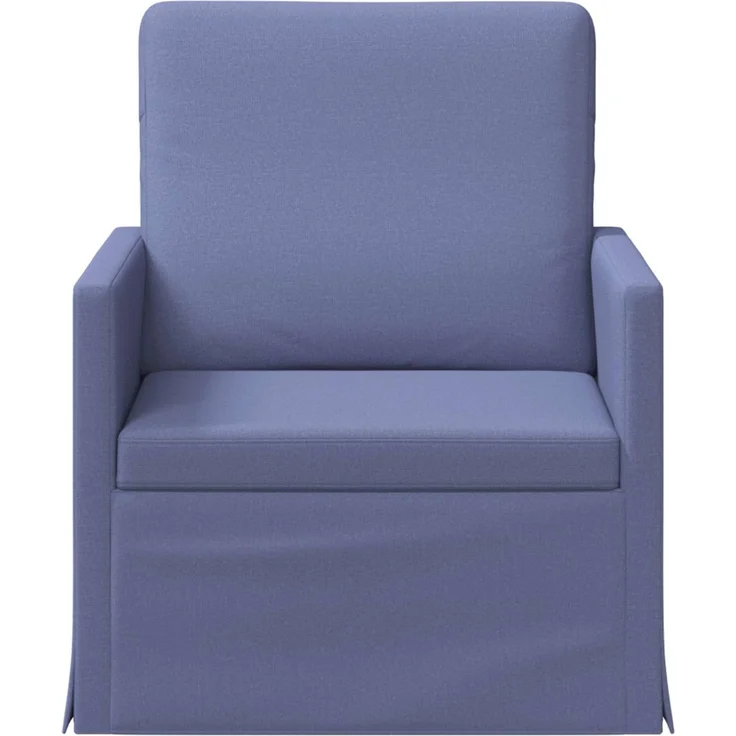vidaXL Einzelsofa Jeans blau 70 x 81 x 82 cm Stoff 42041019 – Bild 2