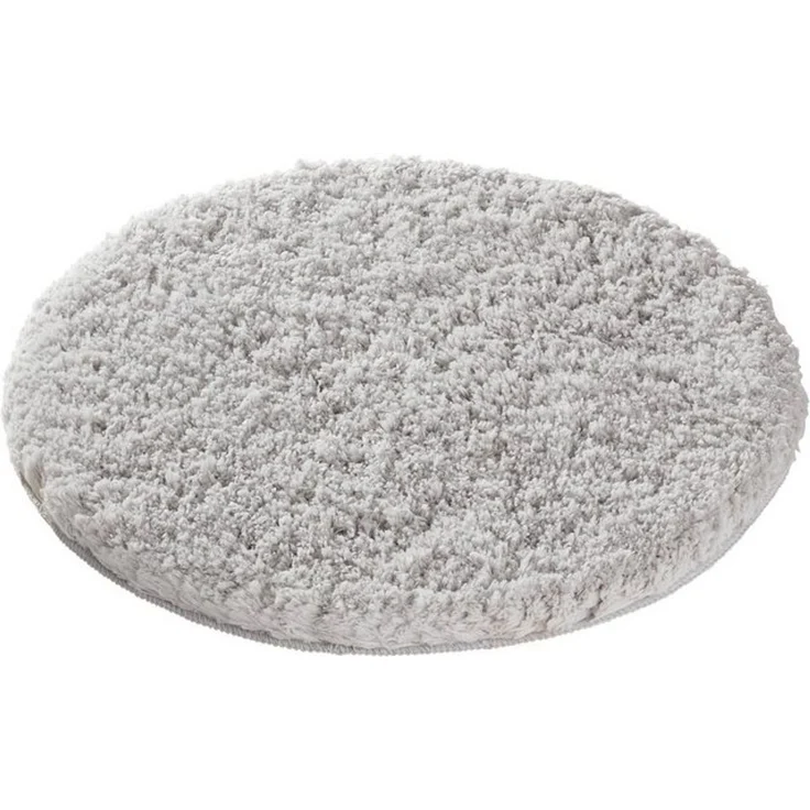 OTTO home Badematte Micro exclusiv, Badvorleger, Badezimmer Teppich, Höhe 55 mm, rutschhemmend beschichtet, fußbodenheizungsgeeignet, schnell trocknend, strapazierfähig, Polyester, rund, Badteppich, Badematten auch als 3 teiliges Set & rund erhältlich – Bild 4