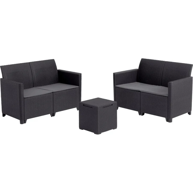 Keter Gartenmöbel-Set Marie Kunststoff in Rattan-Optik – Bild 1