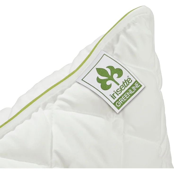 Irisette Greenline Kissen Cyclafill ECO Hohlfaserkügelchen weiß Größe 80x80 cm – Bild 3