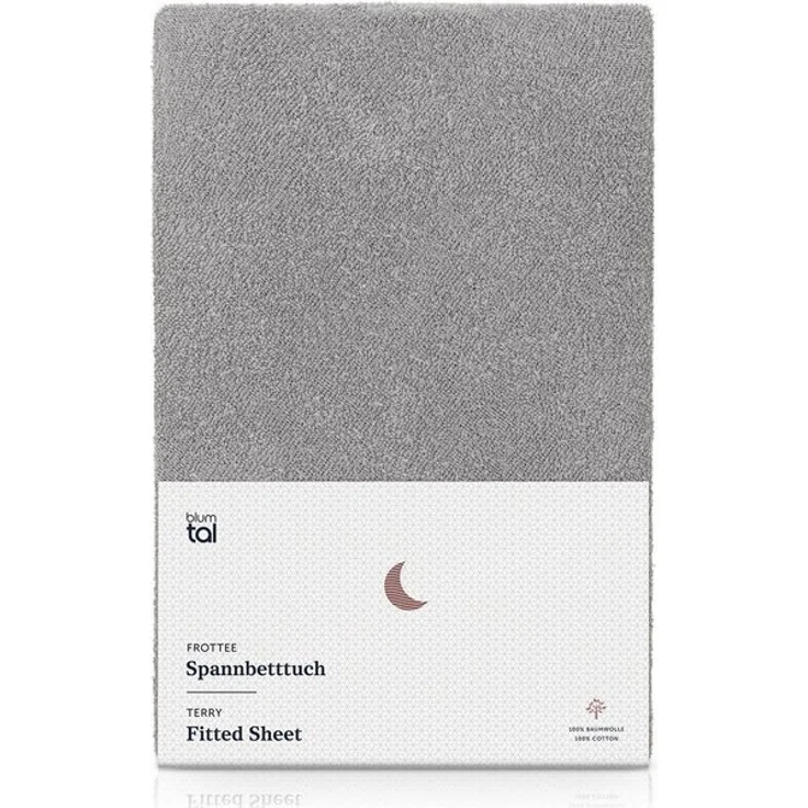 Blumtal Spannbettlaken Frottee Spannbettlaken Bettlaken, Frottee, Gummizug: rundum, (2 Stück), wärmend bis 25cm Matratzenhöhe, Premium Qualität 170 g/m² – Bild 4