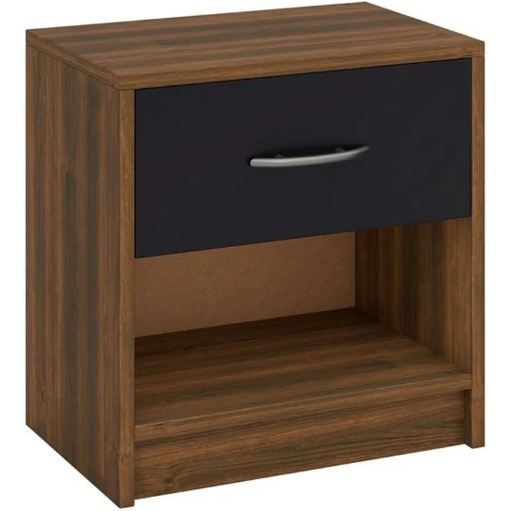 COSTWAY Nachttisch (1-St), Beistelltisch, mit Schublade & offenem Fach, 38,5x28x40,5cm – Bild 4